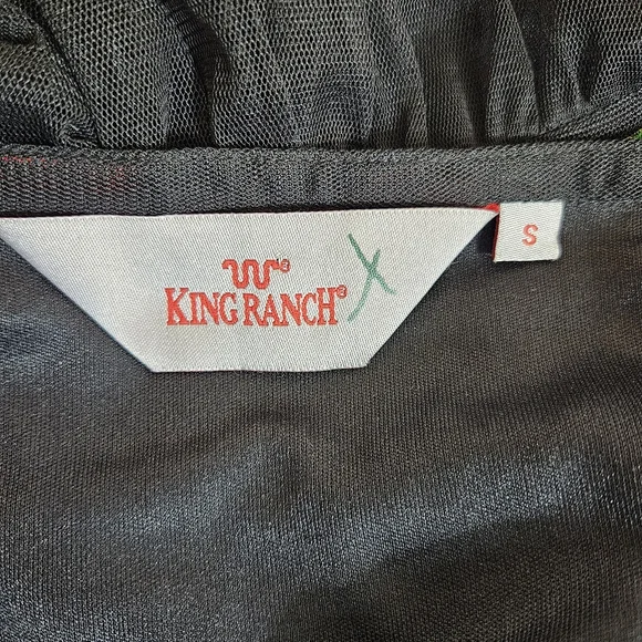 Black Midi Skirt with Red Rose Embroidery - Picture 12 of 14